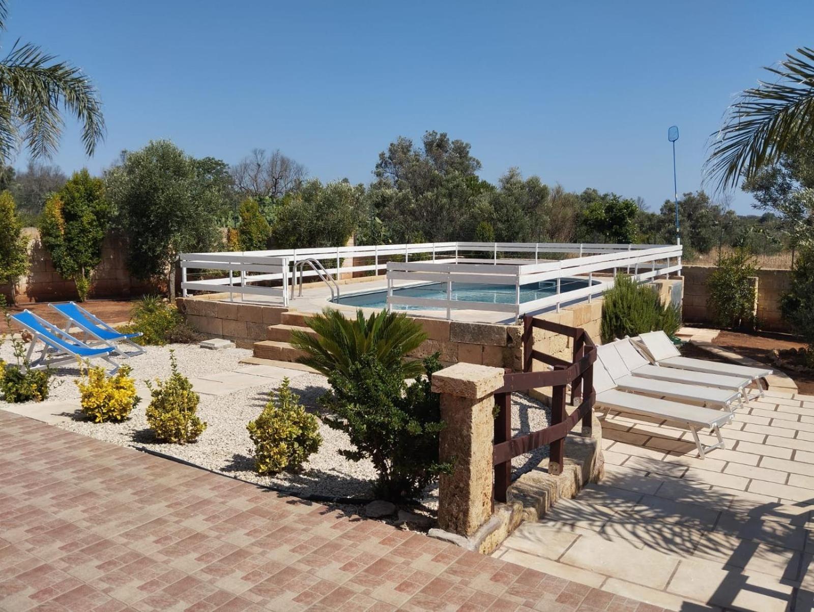 Villetta Mari Con Piscina Esclusiva Nel Salento Capilungo Eksteriør billede